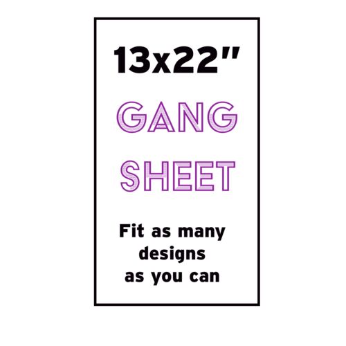 Full Color Transfer Gang Sheet Thumbnail