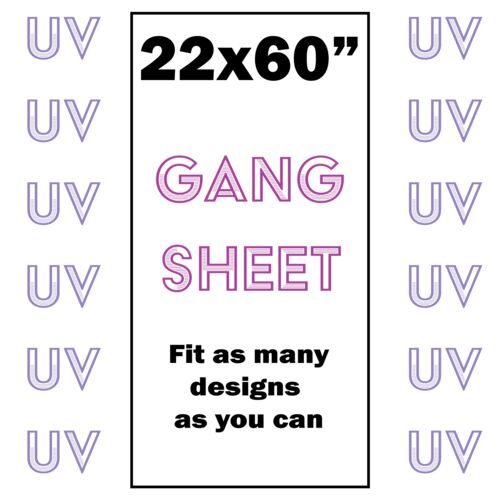 UV DTF Gang Sheet 22x60" Thumbnail